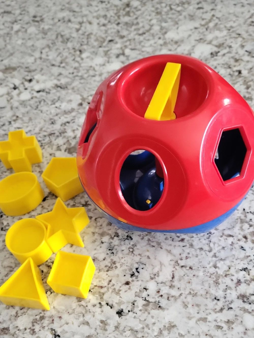 Tupperware Shape Sorter Ball Toy - Kids Toys 7 Shapes Only
